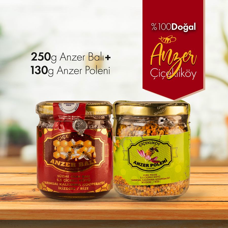 Anzer Balı + Poleni Paketi
